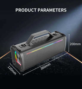 Altavoz Portátil con Sonido de Karaoke, Bluetooth, RGB, Inalámbrico, con 2 Micrófonos, Ideal para Fiestas - Product Image 2