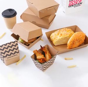 Boîte d'emballage personnalisé imprimé jetable à emporter de qualité alimentaire rapide <span class=keywords><strong>Mcdonald</strong></span> Hot Dog <span class=keywords><strong>poulet</strong></span> frit français Burger - Product Image 1