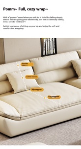 Juego de Sofás de Cuero Genuino para Sala de Estar, <span class=keywords><strong>Muebles</strong></span> de Sala, Sofá, Sillón para Sala de Estar - Product Image 4