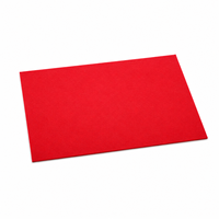 Vente en gros de sets de table rectangulaires en feutre rouge personnalisés pour restaurant, hôtel, maison, cuisine, décoration de table