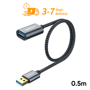 โรงงานผลิตสายชาร์จ SUNGUY ได้รับการรับรองมาตรฐาน CE ความยาว 0.5 เมตร สายชาร์จทนทาน ความเร็วสูง สายดาต้า สายชาร์จเร็ว MOQ ต่ำ - Product Image 1