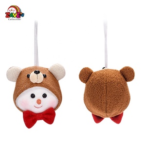 ZAVES Decorazioni Natalizie Adorabile Set di 3 Peluche Pupazzo di Neve Ornamenti da Appendere per Feste e <span class=keywords><strong>Addobbi</strong></span> per <span class=keywords><strong>Albero</strong></span> di Natale - Product Image 6