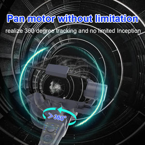 <span class=keywords><strong>Stabilisateur</strong></span> pliable à 3 cardans pour enregistrement vidéo de smartphone portable <span class=keywords><strong>iPhone</strong></span> et Android avec suivi du visage pour le sport - Product Image 3