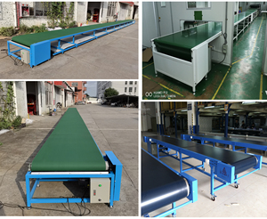 Ce belgelendirme çelik çerçeve sıcak satış toprak bant konveyör ev kullanımı için yüksek hızlı toprak konveyör kamyon yükleme ve boşaltma için - Product Image 5