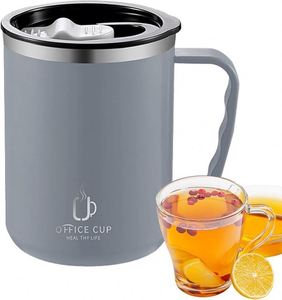 แก้วนมสแตนเลสแบบมีฝาปิด สำหรับใช้ในบ้าน/สำนักงาน/แก้วกาแฟ - Product Image 4