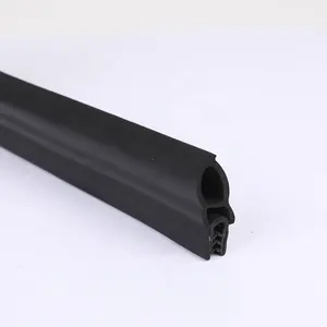 Custom Extrusion rubber EPDM U-type edge trim strip cabinet door Dense foam rubber sealing strip