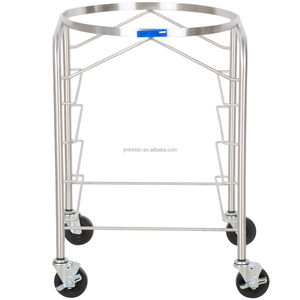 Chariot de mélangeur en acier inoxydable avec 4 plateaux coulissants pour cuisine commerciale - Product Image 2