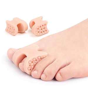 Entretoises pour gros orteils Soulagement des oignons avec correcteur Hallux Valgus Séparateur de gel de silicone pour le soin des pieds et les semelles correctrices - Product Image 5