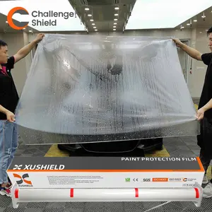 Challenge Shield PPF 6.5mil 7.5mil 8.5mil 10mil TPU kilau tinggi antikuning Film pelindung cat mobil Ppf