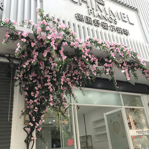 ดอกกุหลาบประดิษฐ์ยูเฉียว ขนาด 30 ซม.-100 ซม. ดอกไม้ผ้าไหมสำหรับตกแต่งประตูและเพดาน สำหรับงานแต่งงานและตกแต่งบ้าน - Product Image 1