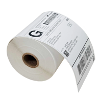 Étiquettes d'expédition thermiques A6 4x6 pouces, 250 à 500 étiquettes par rouleau, 4" x 6" (100x150MM, 101.6 X 152.4MM), étiquettes de codes-barres thermiques directes