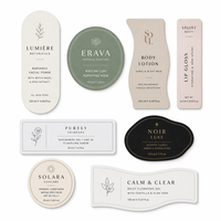 Autocollant personnalisé Yingao pour emballage cosmétique, vinyle découpé, imperméable, professionnel, pour gloss à lèvres, flacon de shampoing