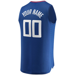 Maillots de basket-ball personnalisés LA pour hommes, chemises brodées, uniformes pour jeunes, vêtements de sport avec logos, impression à chaud - Product Image 6