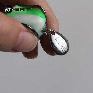 11g crapaud mouche faucon pêche tonnerre doux grenouille leurre avec paillettes modifié appât réservoir de sang Double crochet noir tonnerre fort appât - Product Image 2