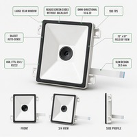 Module de scanner de codes-barres intégré ultra-mince, moteur de décodage 2D avec prise en charge des commandes série pour les fabricants de dispositifs OEM