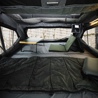 Tente de toit OrthFrame MAX quatre saisons à double couche pour 4 personnes, vue panoramique, design imperméable, ouverture automatique rapide