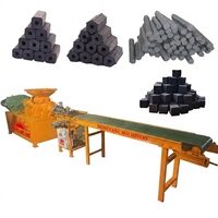 Machine multifonctionnelle pour la fabrication de briquettes de charbon de bois, extrudeuse à vis pour la production de bâtonnets de charbon de bois pour barbecue