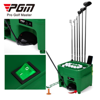Dispensador de Pelotas de Golf Multifunción con Sensor Infrarrojo PGM JQ017, con Soporte para Palos de Golf, Material ABS, 30x34x42cm