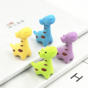 Nouvelle Gomme 3D Girafe Style Tendance Meilleure Vente Promotion En Gros Gomme En Forme D'Animal Pour Enfants Gomme À Crayon Mode - Product Image 3