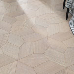 Suelo de parquet de nogal multicapa CE Saw Texture 3D Surface antimicrobiano de grado costero ABC de 18 mm, 14 mm y 12 mm con sistema T&G para lavandería - Product Image 1