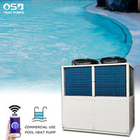 Bomba de Calor Inteligente para Piscina R410a de 130kW con Tecnología Inverter, Pantalla LED, Acero Inoxidable, Independiente y con WiFi