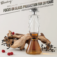 Bouteilles de boissons en verre personnalisables (700ml/750ml/1000ml/1400ml) pour whisky, tequila, vin et brandy - Service OEM/ODM