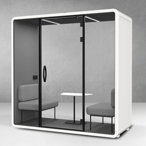 Hot Bán Đôi Người Âm Thanh Bằng Chứng Gian Hàng Phòng Nghiên Cứu Làm Việc Di Động Vỏ Cho Văn Phòng Acoustic Gian Hàng Nhà Máy - Product Image 1