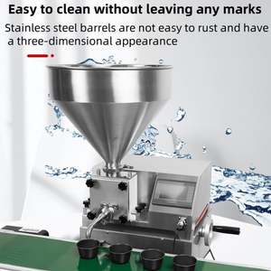 เครื่องบรรจุเค้กชูโรส์อัตโนมัติแบบหน้าจอสัมผัสอัจฉริยะเชิงพาณิชย์ เครื่องบรรจุของเหลวและเนื้อครีมขนาดเล็กสำหรับร้านเบเกอรี่และนม - Product Image 6