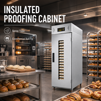 Armoire de Fermentation Professionnelle avec Roues pour Pâtisserie, 18 Plateaux, Écologique, pour Croissants et Activation de Levure