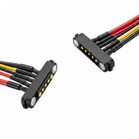 Connecteur magnétique Pogo Pin 5 broches 5A 12V 2,54 mm N52 plaqué or SPI I2C UART pour données et alimentation des appareils médicaux portables et IoT