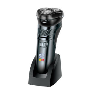 DOODA IPX7 Rasoir rotatif électrique à 3 têtes OEM Rasoir rotatif personnel à <span class=keywords><strong>lame</strong></span> flottante pour hommes avec station de charge - Product Image 5