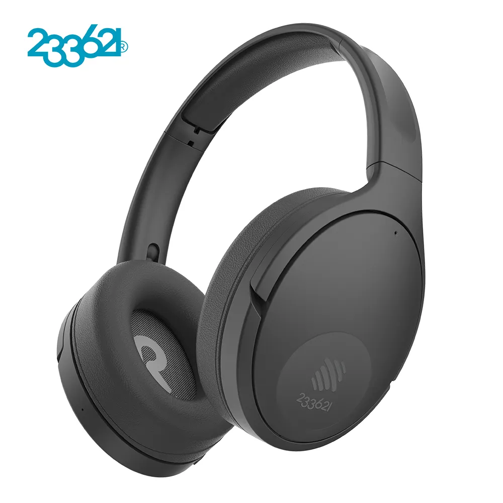 Hush-casque d'écoute Bluetooth 23362, 3,5mm, 35db, annulation de bruit, 100 heures de temps de jeu, Microphone Deep Bass, Hifi