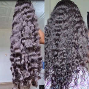 Pelucas de Cabello Humano Virgen Vietnamita sin Procesar con Ondas Suaves, Encaje HD, Venta al por Mayor, Envío Directo - Product Image 4
