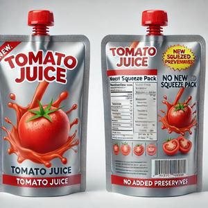 Bolsa con Boquilla Vertical Personalizada de la Marca ZHIHE, Modelo S-005, 400g, para Envasado e Impresión de Ketchup con Sabor a Frutas - Product Image 3