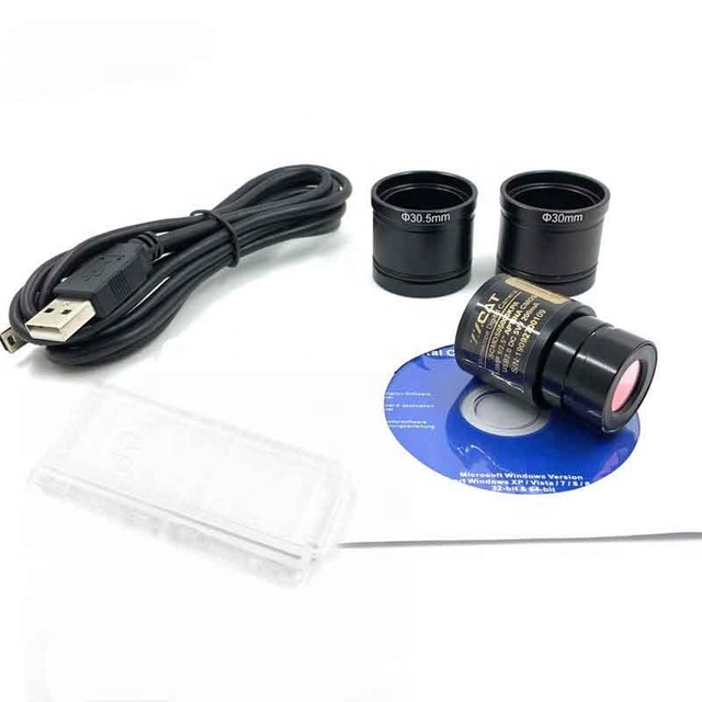 5MP CMOS USB2.0 Portable HD Microscope Digital Camera for Biological Stereo Video Microscope