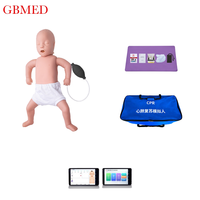 Mannequin de RCP pour nourrissons avec tablette tactile de 10 pouces et retour intelligent, simulateur de formation à la RCP pour la formation infirmière