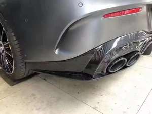 Nouveau pour la Classe <span class=keywords><strong>CLA</strong></span> CLA35 CLA45 W118 C118 Diffuseur arrière en fibre de carbone et spoiler de pare-chocs - Product Image 6