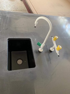 Kepler 1220*2440mm 1525*3050mm nhựa Phenolic keo áp lực cao <span class=keywords><strong>Laminate</strong></span> nhỏ gọn HPL <span class=keywords><strong>Countertop</strong></span> bảng Bảng phòng thí nghiệm hàng đầu - Product Image 4