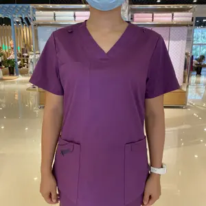 hot sell joggers scrub suit clinic medical hospital uniform nursing uniform manufacturer reusable spandex scrubs