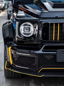 2000 <span class=keywords><strong>Mercedes</strong></span> classe G W463 4X4 mise à niveau Bra-<span class=keywords><strong>B</strong></span> Style 2019 Bodykit phares LED pour G500 G550 Gwagon nouveau pare-chocs avant pour W464 - Product Image 5