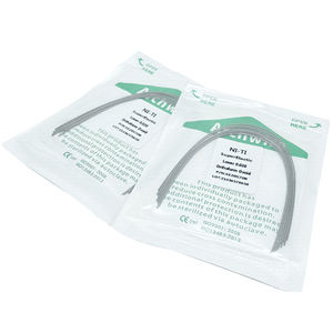 2024 ortodontico dentale Super elastico forma ovoidale Niti rotondo/rettangolare fili ad arco dentale Niti arcuato filo dentista prodotto - Product Image 2