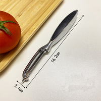 Duurzame zinklegering ABS moderne keuken schilmesje handmatige fruit- en groentesnijder roestvrijstalen mes V-vormige snijder makkelijk schoon te maken