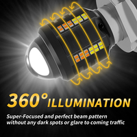 Indicateur lumineux pour moto, compteur de vitesse, jauge de kilométrage, éclairage LED pour moto
