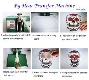 スポーツデザインバレーボールMOMカスタムDTF熱転写印刷ステッカープラスチゾール印刷可能な鉄ラベルデカールカットビニール - Product Image 6