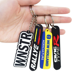 Móc Chìa Khóa Mini 2D 3D Bán Chạy Móc Chìa Khóa Silicon Móc Chìa Khóa Cao Su Pvc Khuyến Mại Logo Chữ Cái - Product Image 3