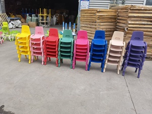 Hot Bán thiết kế hiện đại đầy màu sắc mẫu giáo đồ nội thất trẻ em nhựa ghế cho các trường học - Product Image 4