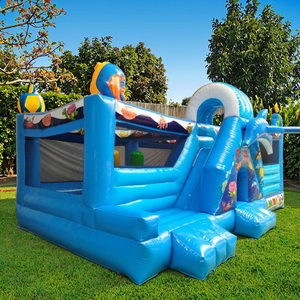 Castillo Inflable para Niños, Instalaciones de Entretenimiento Populares para <span class=keywords><strong>Fiestas</strong></span>, Tobogán Acuático Inflable, Castillo Inflable al por Mayor - Product Image 6