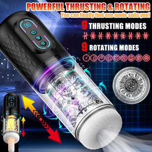 Ergonomischer Hochgeschwindigkeits-Stoß-<span class=keywords><strong>Masturbator</strong></span> für Männer mit Kolben-Saugfunktion 2,5 KG Gewicht 70dB Geräusch Lebensechte und Weiche Spielzeuge - Product Image 6