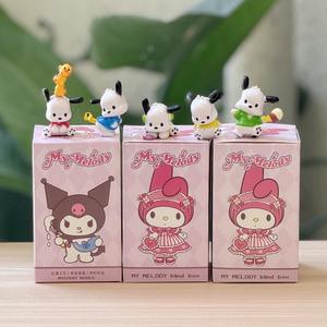 Figuras de Juguete Kawaii Sanrios, <span class=keywords><strong>Kuromi</strong></span>, <span class=keywords><strong>My</strong></span> <span class=keywords><strong>Melody</strong></span>, Cinnamoroll, Figuras de Acción de Dibujos Animados, Lindas Figuras de Juguete para Niños - Product Image 4