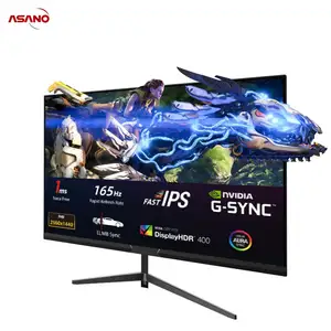 Novo design mais recente monitor comercial ultra FHD de 27 32 polegadas LED 165 Hz para jogos 2160*1080 com porta USB-C HD